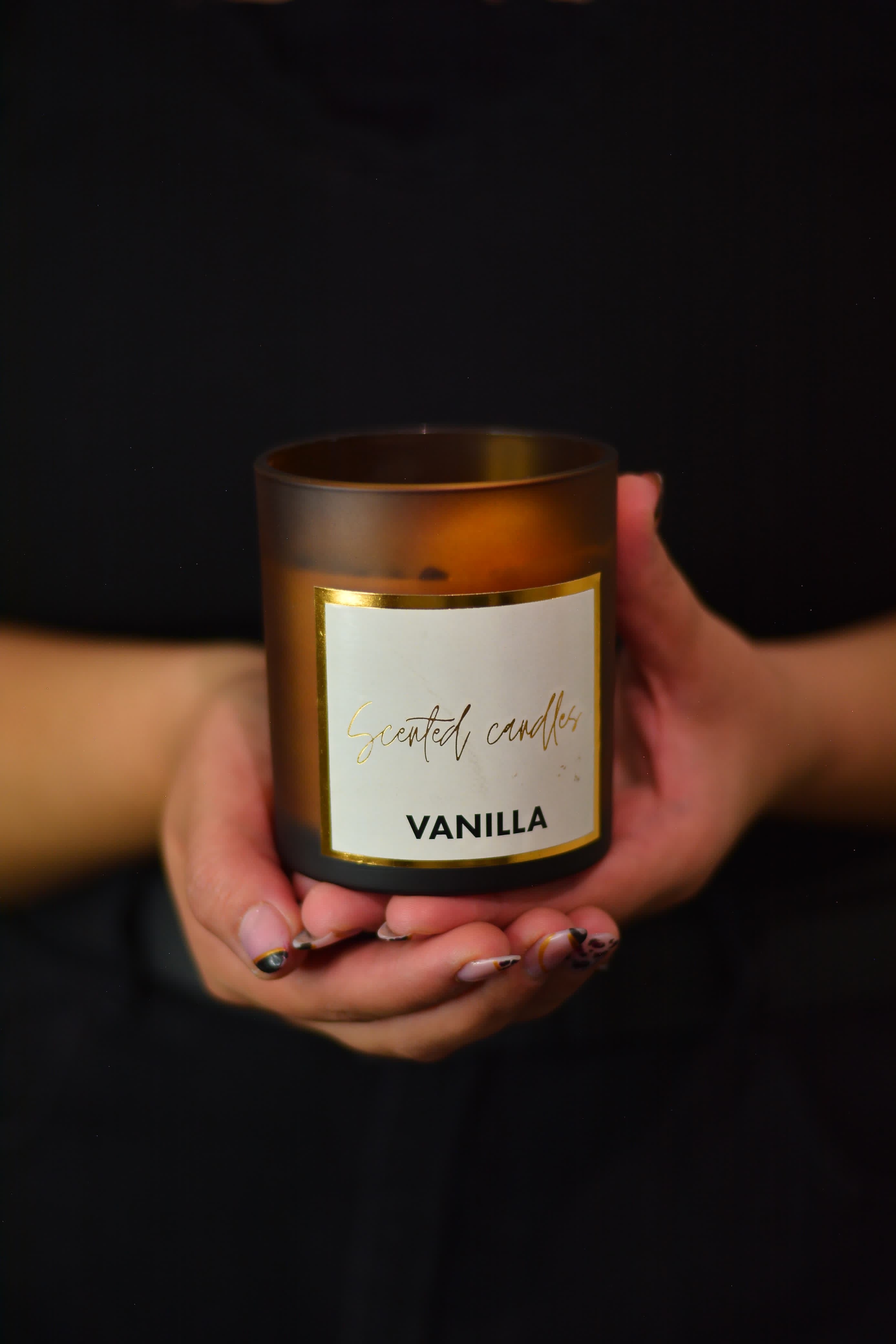 Vanilla candle scented Jar